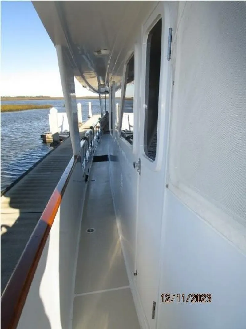 Slide: The Image of 72' DeFever starboard side deck2 - 4045587