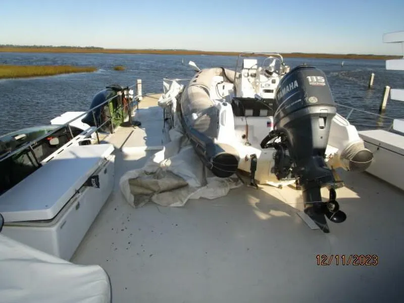 Slide: The Image of 72' DeFever tender deck aft - 4045590