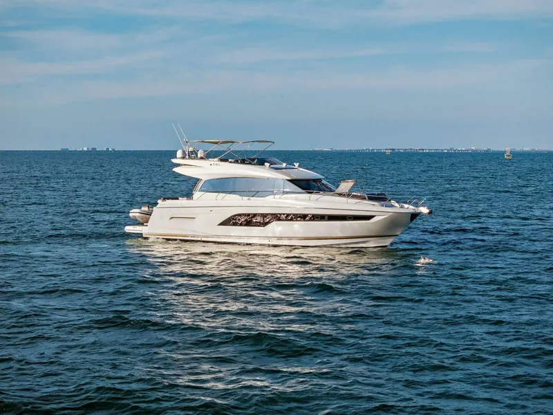 Slide: The Image of 2019 63 Prestige Flybridge - RT Time - Profile - 4200016
