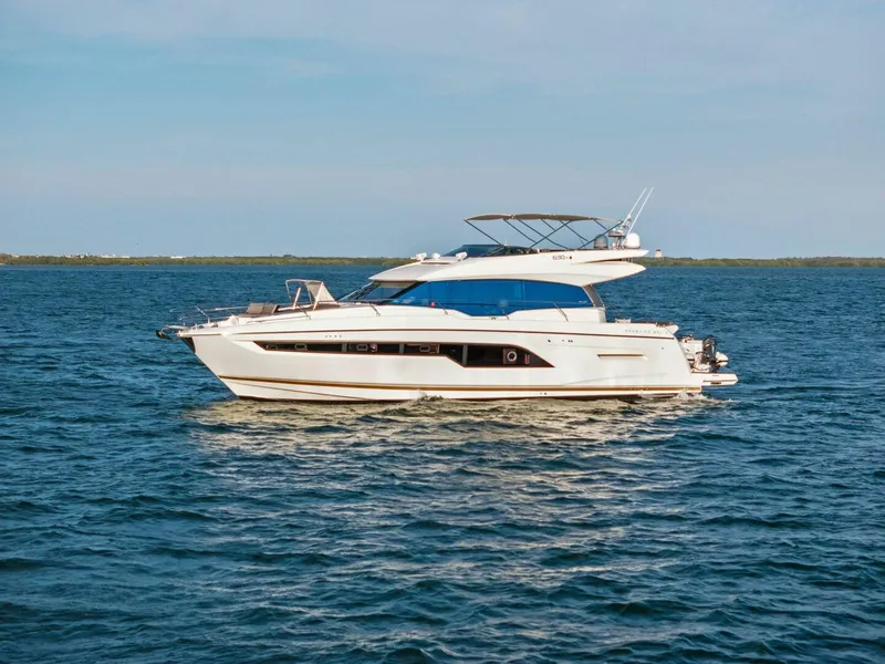 Slide: The Image of 2019 63 Prestige Flybridge - RT Time - Profile - 4200034