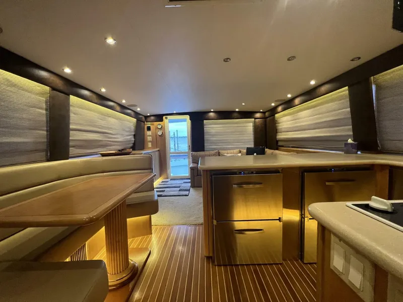 Slide: The Image of Hatteras SF Down Time - Galley 1999 Hatteras SF Down Time - 4107580