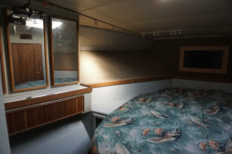 Slide: The Image of 1987 37 Bertram 37 Convertible RIDGEBACK Fwd Stateroom  (2) - 4080310