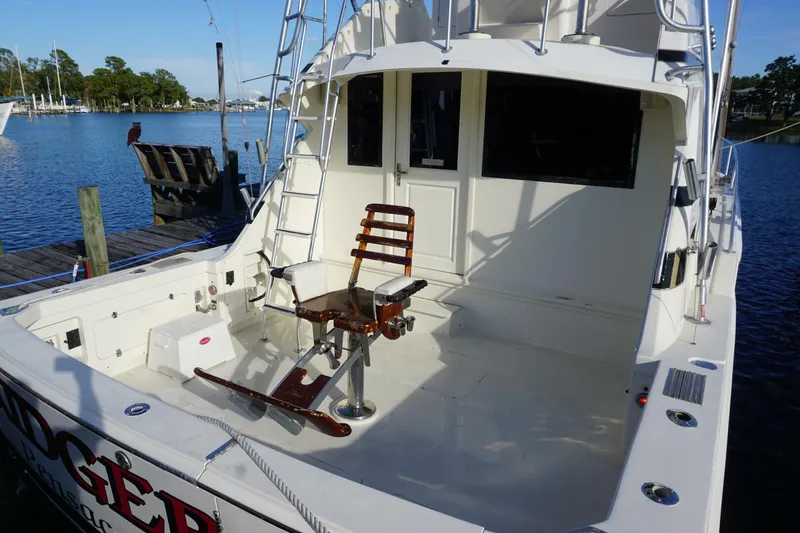 Slide: The Image of 1987 37 Bertram 37 Convertible RIDGEBACK Cockpit  (3) - 4080386