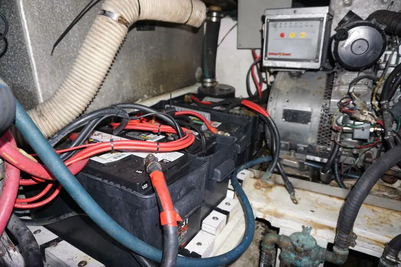 Slide: The Image of 1987 37 Bertram 37 Convertible RIDGEBACK Engine Room (7) - 4080418