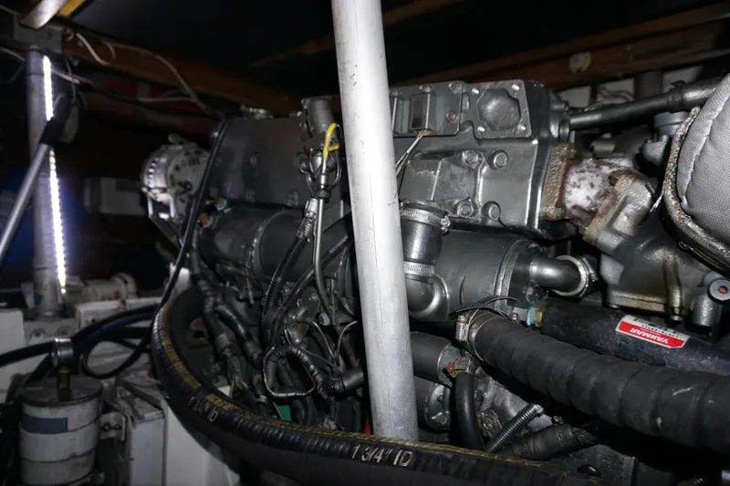 Slide: The Image of 1987 37 Bertram 37 Convertible RIDGEBACK Engine Room (17) - 4080437