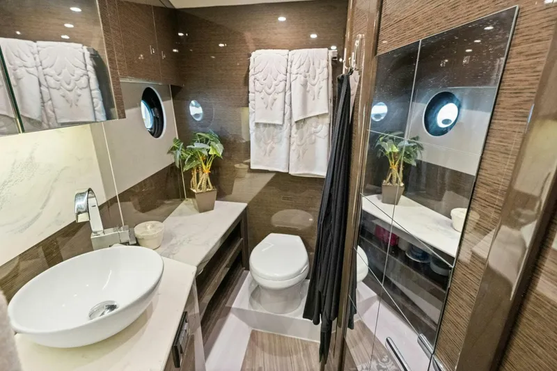 Slide: The Image of 2020 46 Cruisers Cantius - Sweet Caroline - Master Head & Shower - 4114439