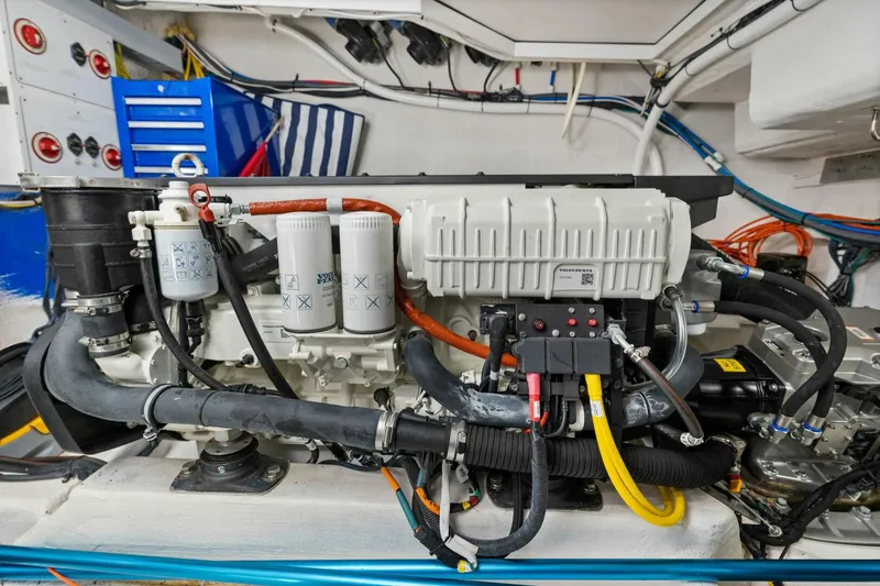 Slide: The Image of 2020 46 Cruisers Cantius - Sweet Caroline - Engine Room - 4114489