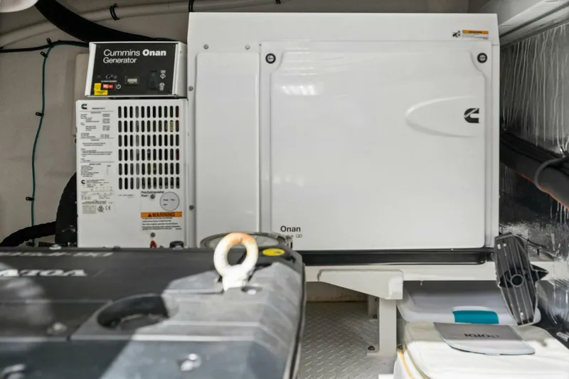 Slide: The Image of 2020 46 Cruisers Cantius - Sweet Caroline - Engine Room - 4114491