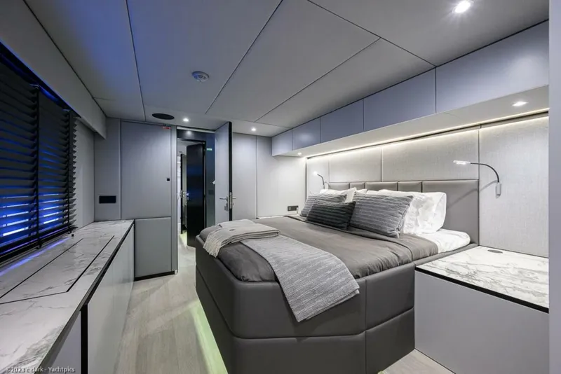Slide: The Image of Sunreef 60 NERO- Port Master Cabin 2022 Sunreef 60 NERO 60P - 4124366