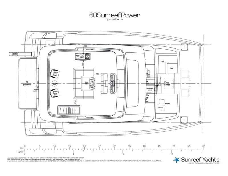 Slide: The Image of Sunreef 60 NERO- Dimensions 2022 Sunreef 60 NERO 60P - 4124519