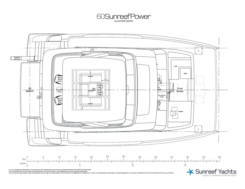 Slide: The Image of Sunreef 60 NERO- Dimensions 2022 Sunreef 60 NERO 60P - 4124517