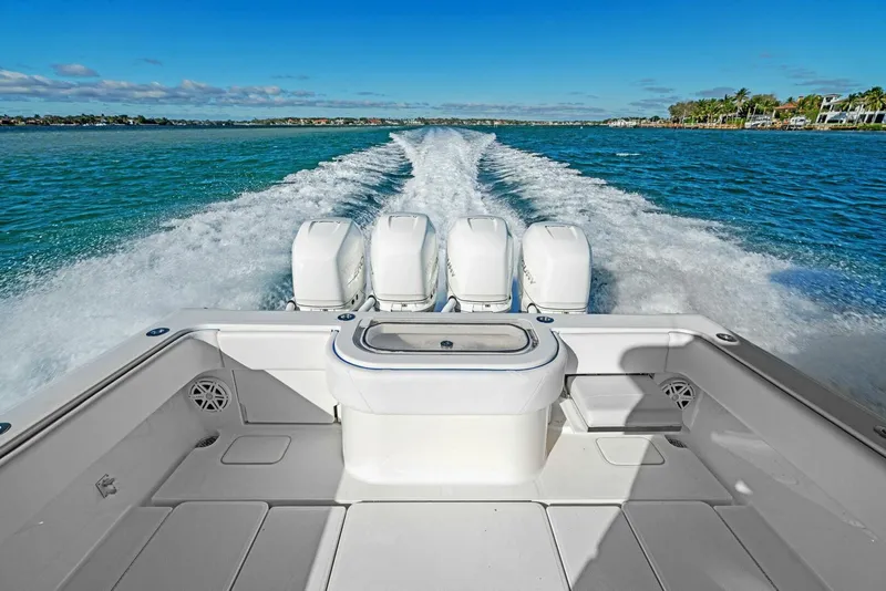 Slide: The Image of 2019 Invincible 42 Open Fisherman 'Ohana'Cockpit - 4121391