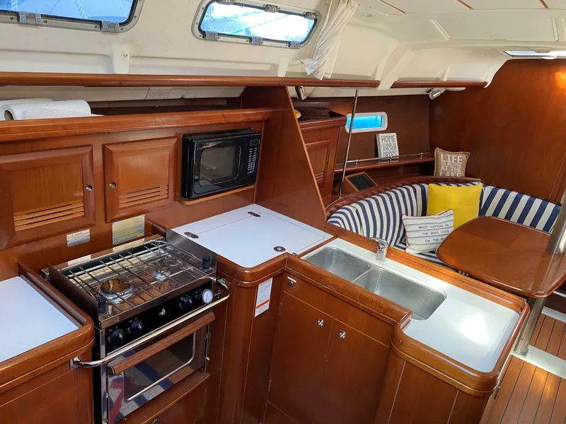 Slide: The Image of Spacious Galley Plenty of storage with double stainless steel sinks - 4130378