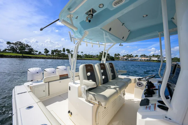 Slide: The Image of Cobia 350 - Helm Seating 2022 Cobia 350 Center Console - 4180905