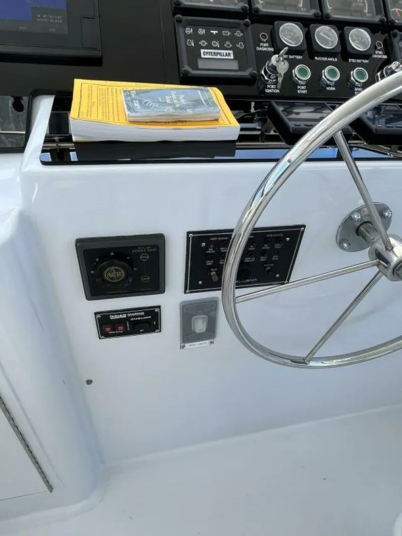 Slide: The Image of Hatteras 74' Sport Bridge Motor Yacht 1999 - 5344259