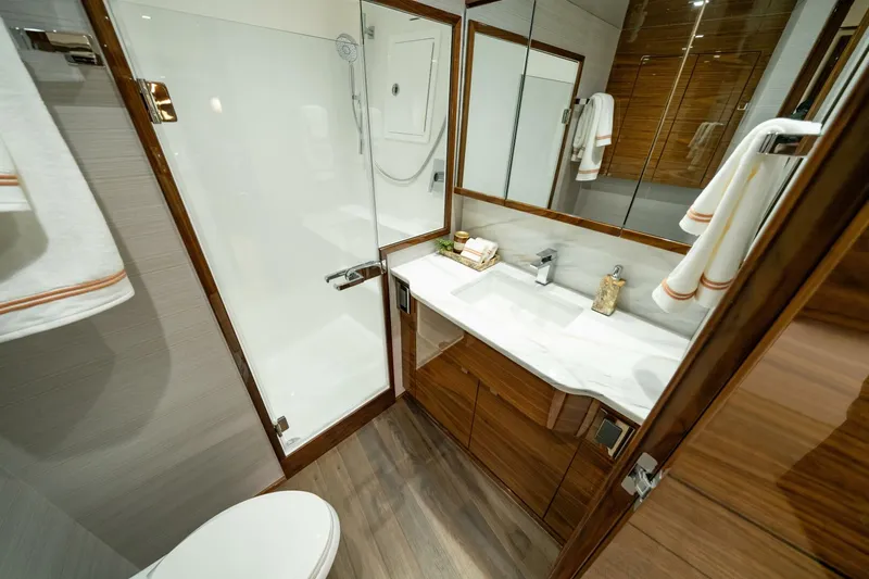 Slide: The Image of Viking 82 Convertible Starboard Guest Stateroom Head - 4975759