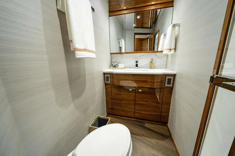 Slide: The Image of Viking 82 Convertible VIP Forward Stateroom Head - 4975774