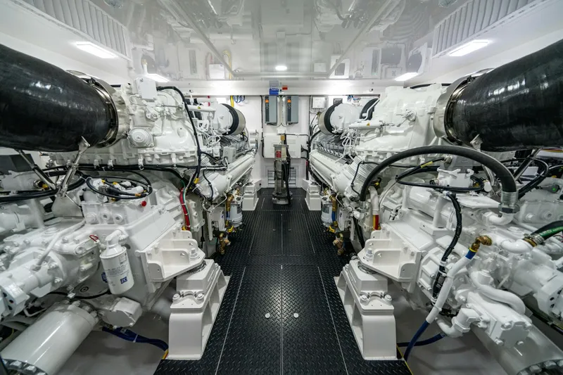 Slide: The Image of Viking 82 Convertible Engine Room - 4975871