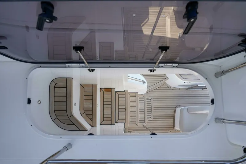 Slide: The Image of 2021 Princess F50- MAKING TIME- Flybridge Stairs - 6132656
