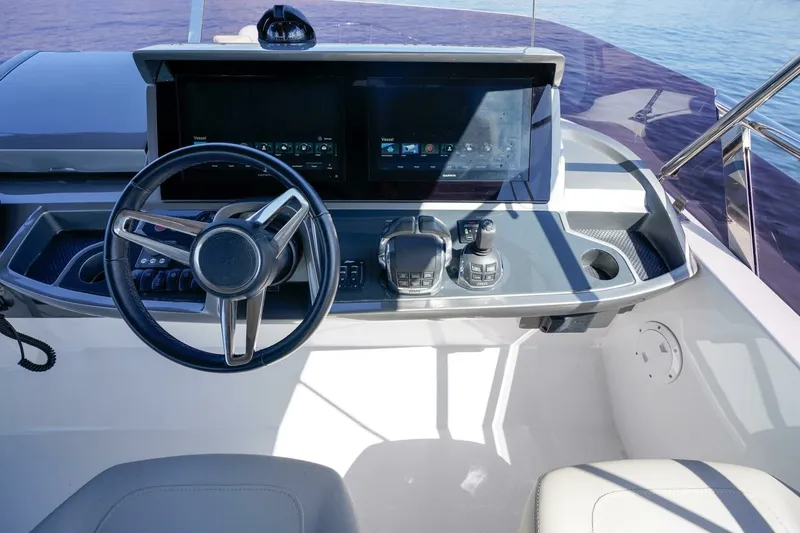 Slide: The Image of 2021 Princess F50- MAKING TIME- Flybridge Helm - 6132657