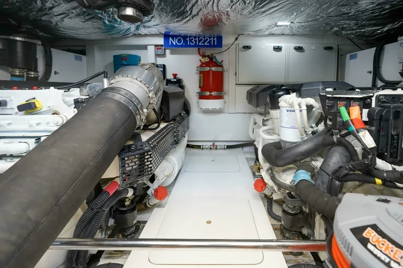 Slide: The Image of 2021 Princess F50- MAKING TIME- Engine room - 6132666