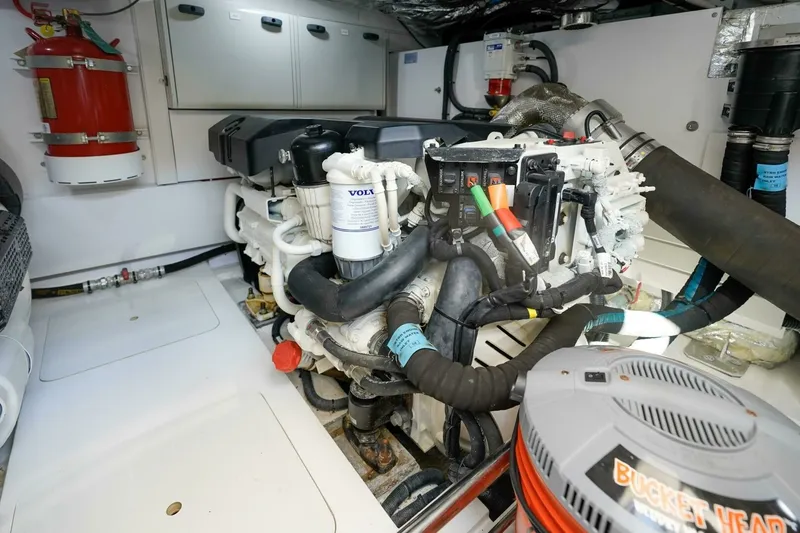 Slide: The Image of 2021 Princess F50- MAKING TIME- Engine room - 6132668