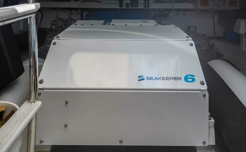 Slide: The Image of 2021 Princess F50- MAKING TIME- Engine room- SeaKeeper - 6132672