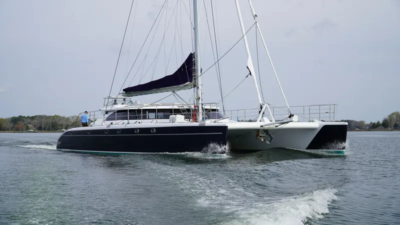 Slide: The Image of Used Sail Catamaran for sale 2006 LIDGARD Custom Catamaran - SOVEREIGN - 4894552