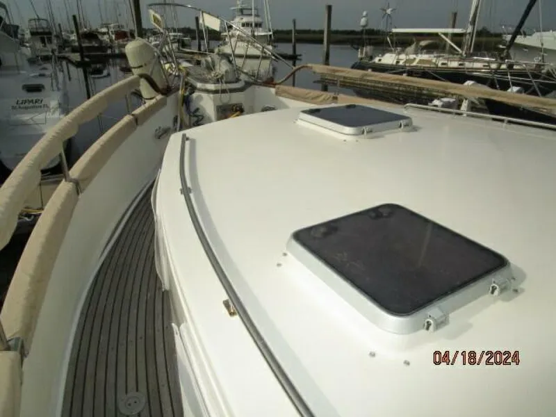 Slide: The Image of 46' Grand Banks foredeck2 - 4315977