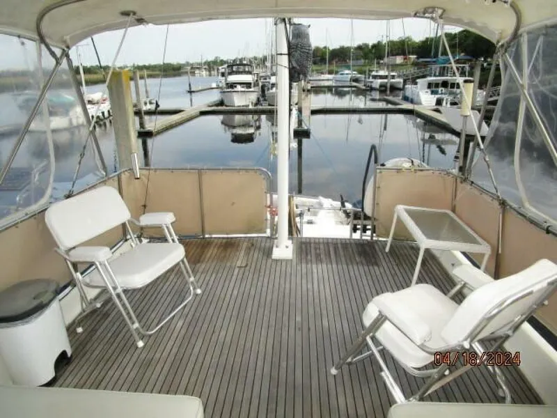 Slide: The Image of 46' Grand Banks flybridge aft - 4315969