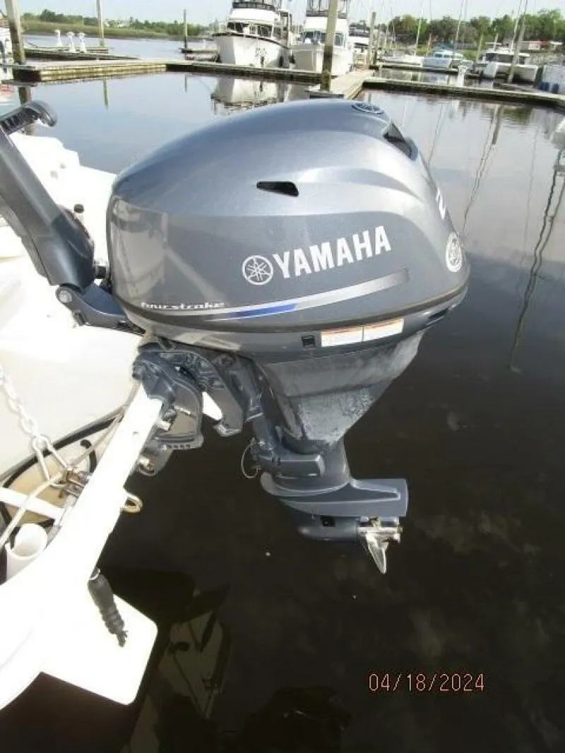 Slide: The Image of 46' Grand Banks tender outboard - 4316029