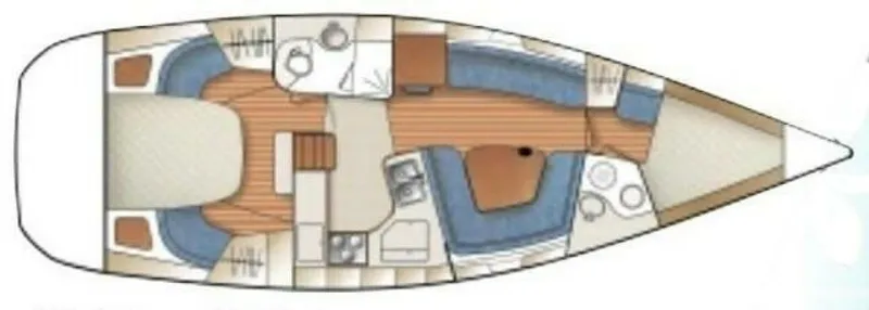 Slide: The Image of Catalina 400 Two Cabins / Two Heads Layout - 4323147