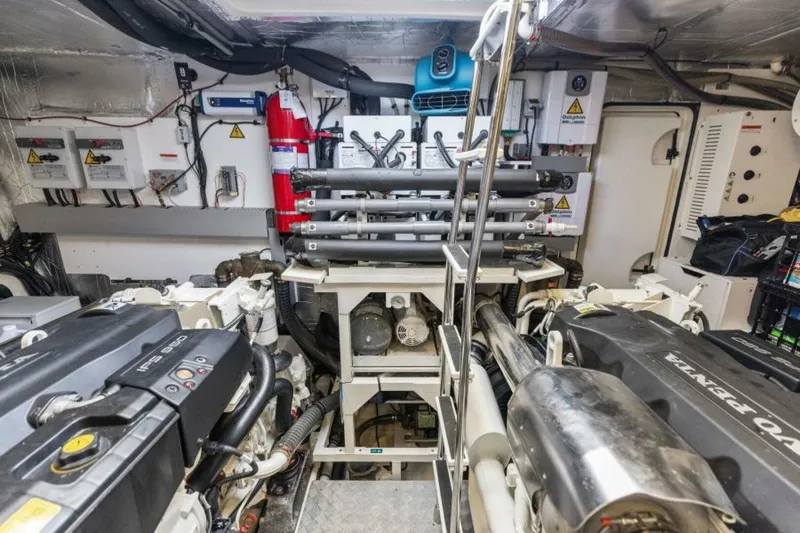 Slide: The Image of 2019 Prestige 63 Flybridge 'Peace' Engine Room - 4327526