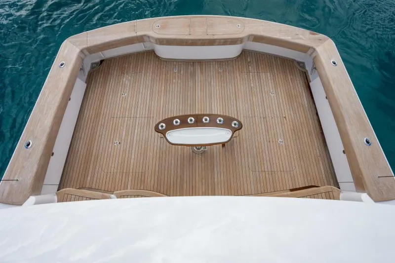 Slide: The Image of Viking 68 KEMOSABE - Cockpit View From Aft Flyrbdige 2022 Viking 68 Convertible KEMOSABE - 4334745