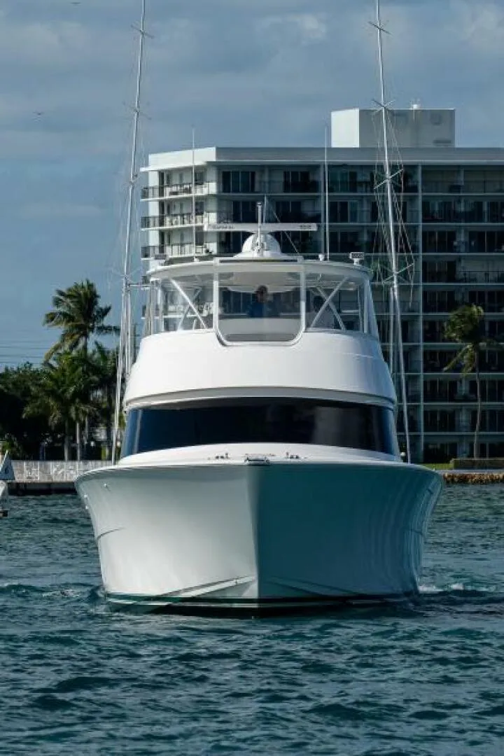 Slide: The Image of Viking 68 KEMOSABE - Port Aft Profile - Bow Profile 2022 Viking 68 Convertible KEMOSABE - 4334760