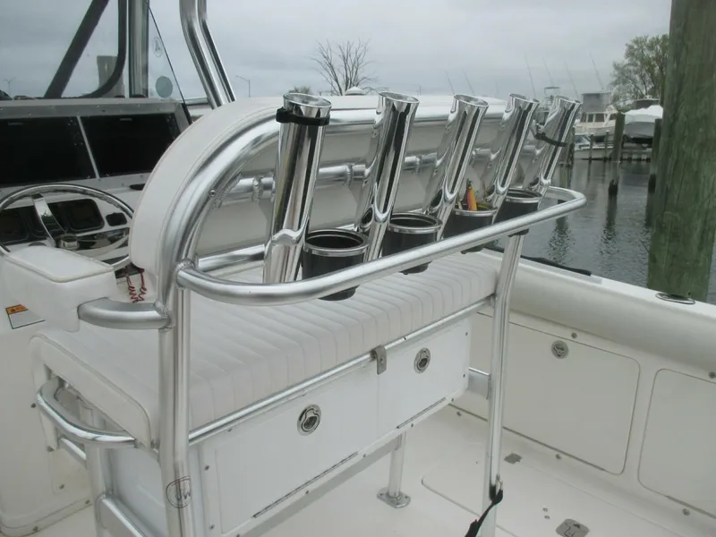 Slide: The Image of Back of Helm Seat with Rod Holders - 4344454