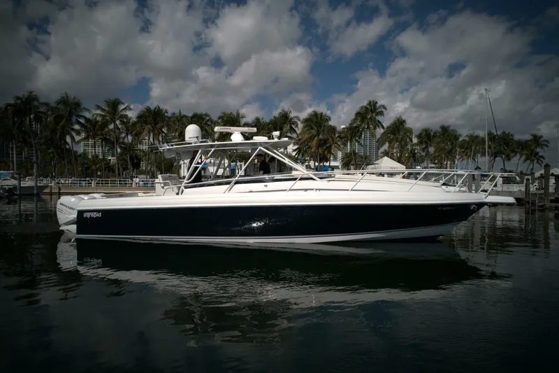 Slide: The Image of Intrepid 377 Walkaround Cuddy 2002 - 4338859