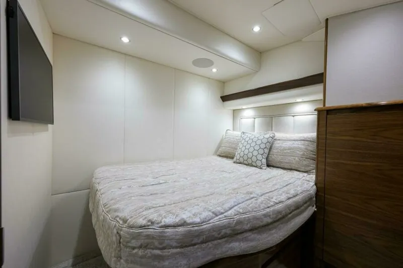 Slide: The Image of Viking 54 - TROUBLE FREE - Master Stateroom 2024 Viking 54 Sport Coupe TROUBLE FREE - 7648974