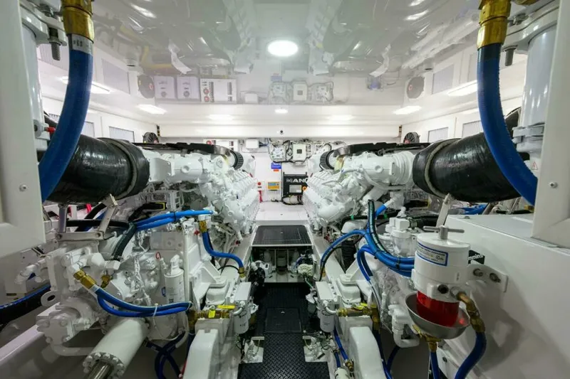 Slide: The Image of Viking 54 - TROUBLE FREE - Engine Room 2024 Viking 54 Sport Coupe TROUBLE FREE - 7648994