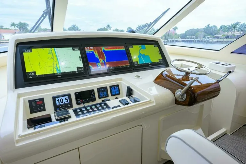 Slide: The Image of Viking 54 - TROUBLE FREE - Flybridge 2024 Viking 54 Sport Coupe TROUBLE FREE - 7648988