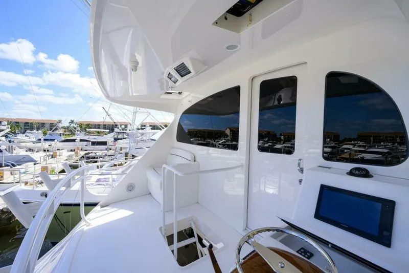 Slide: The Image of Enclosed Flybridge Aft Deck - 4344336