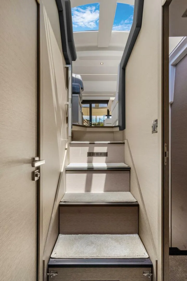 Slide: The Image of Companionway Stairs Facing Aft - 4403424