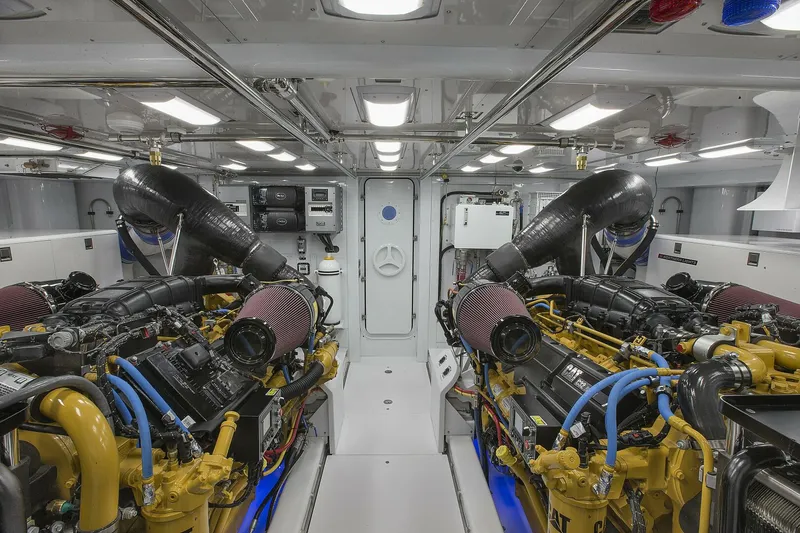Slide: The Image of 2019 115 Nordlund Expedition Yachtfisher 'Cazador' - Engine Room - 4394142
