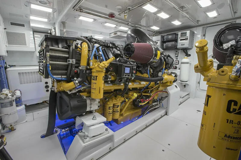 Slide: The Image of 2019 115 Nordlund Expedition Yachtfisher 'Cazador' - Engine Room - 4394143