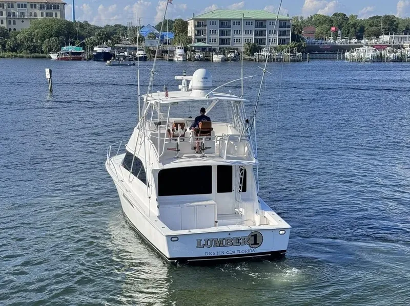 Slide: The Image of 2006 45 Viking Convertible Transom - 4380612