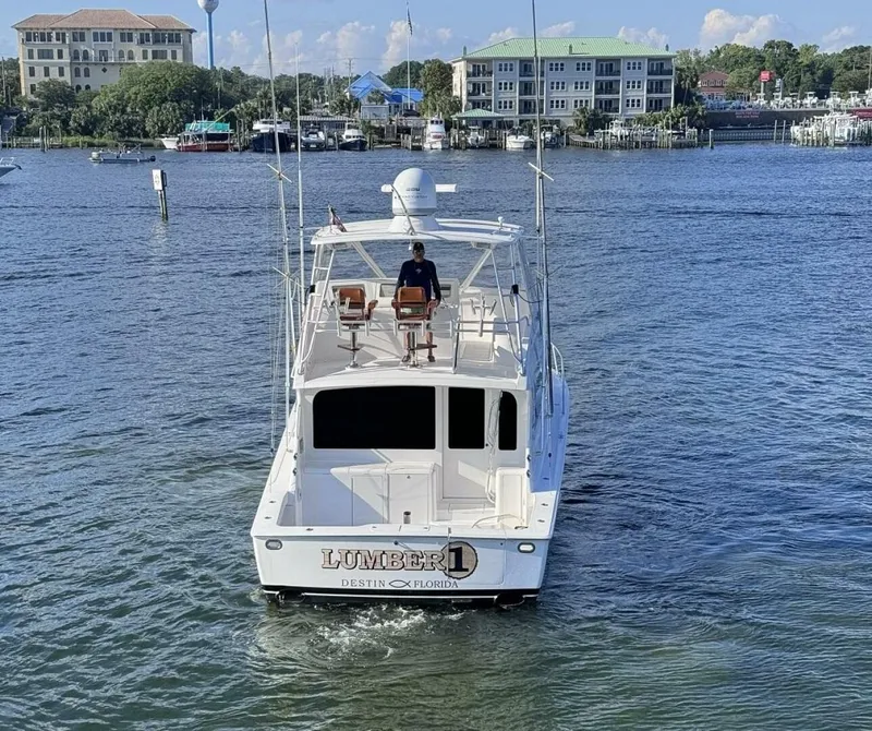 Slide: The Image of 2006 45 Viking Convertible Transom - 4380614