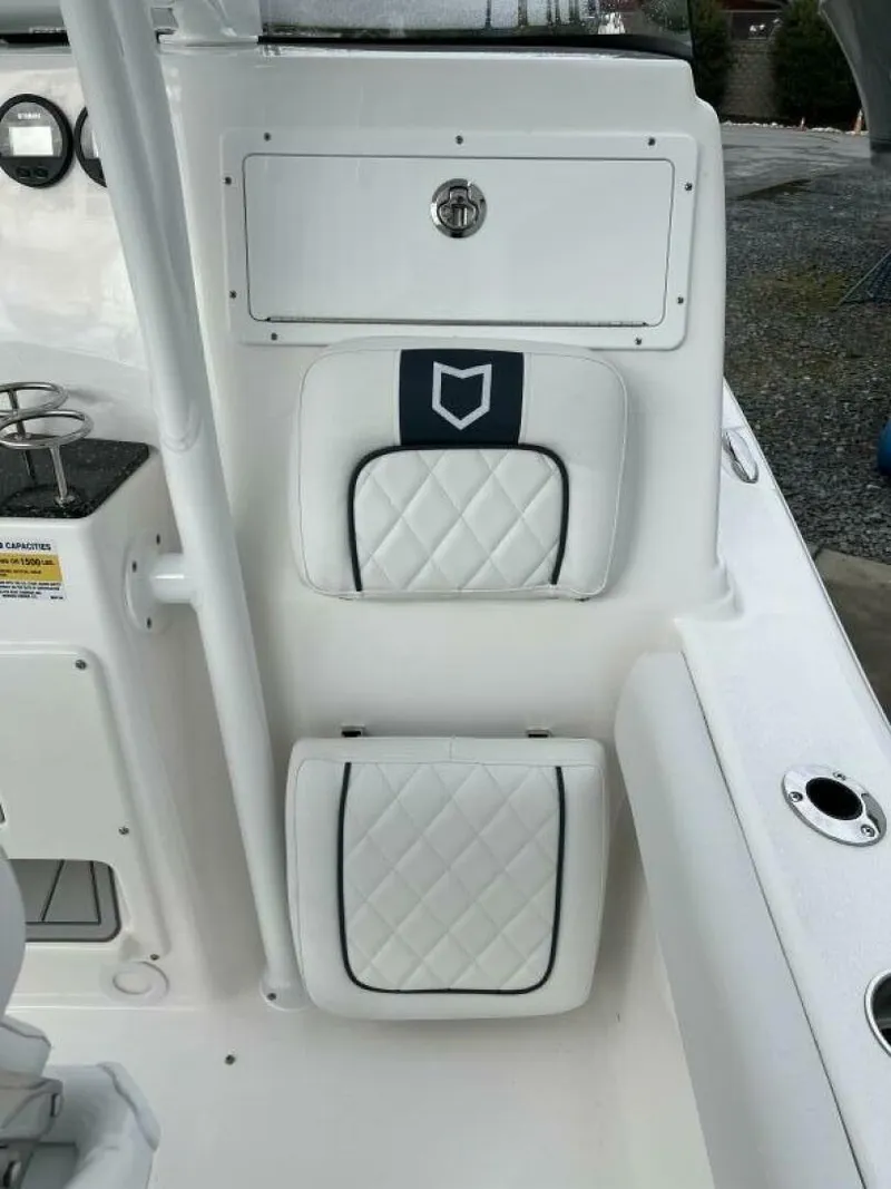 Slide: The Image of 2024 Sea Fox 248 Side Console Companion Seating - 4373555