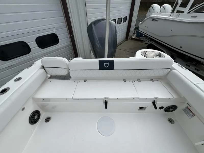 Slide: The Image of 2024 Sea Fox 248 Side Console Cockpit Aft - 4373549