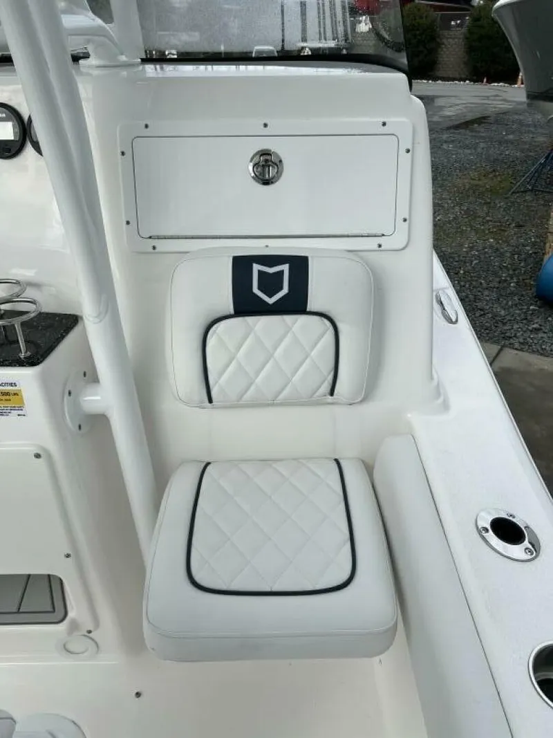 Slide: The Image of 2024 Sea Fox 248 Side Console Companion Seating - 4373556