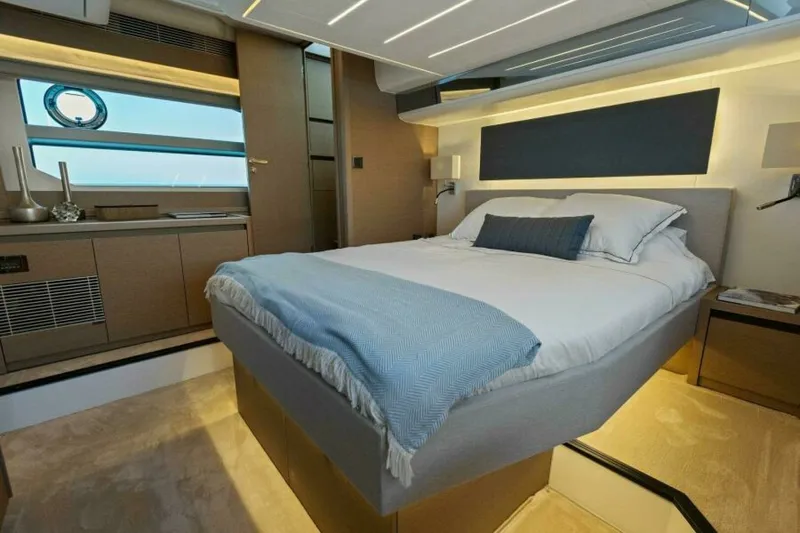 Slide: The Image of 2022 59 Prestige Flybridge - How Sweet It Its - Master Stateroom - 6096704